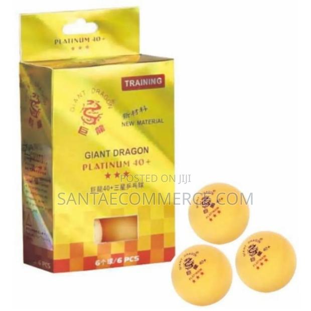 Table Tennis Balls 3 Star 40 Mm Orange