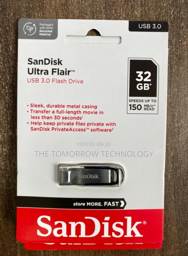 Sandisk Ultra Flair Flash Drive 32GB - main view