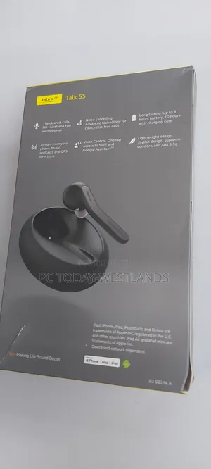 Jabra Talk 55 Bluetooth Headset Dual Mic Noise Cancellation
