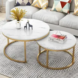 *Glass Top Nesting Tables(Marble Effect)*