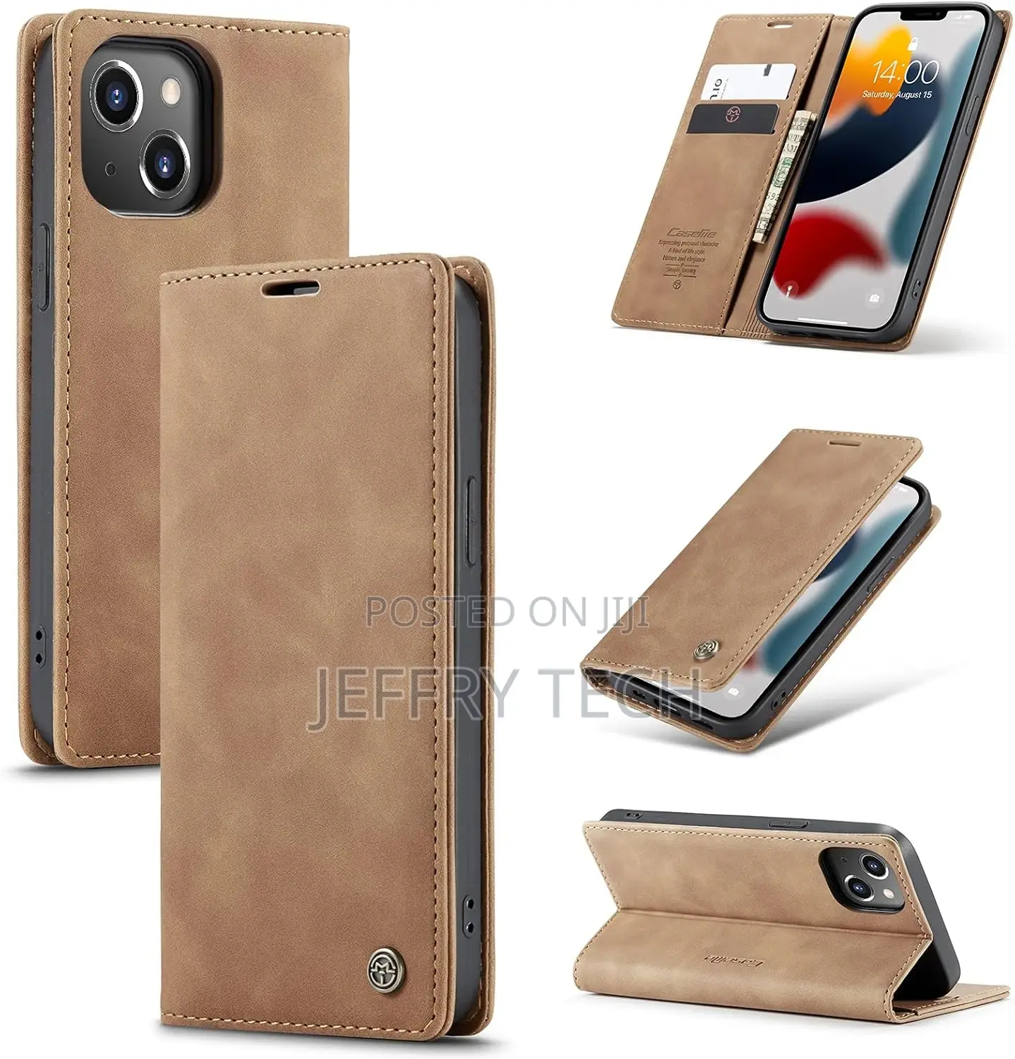 M CASEME UEEBAI Mobile Phone Case for iPhone 13 6.1 Inches,