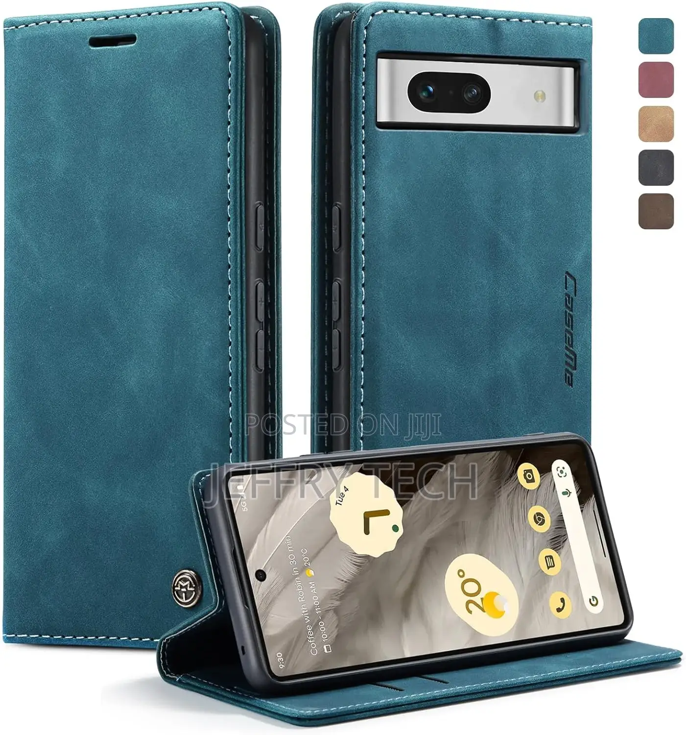 Wenbaby Caseme Case for Google Pixel 7A, Vintage Thin Mobile