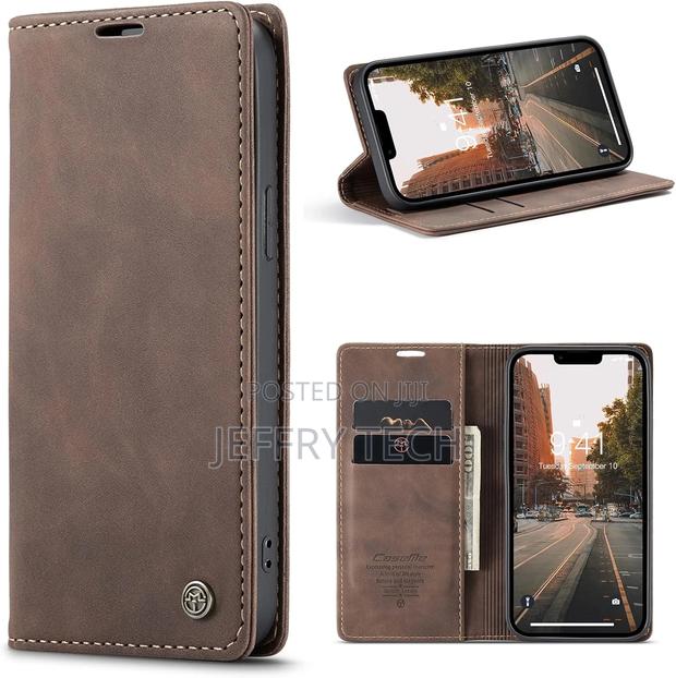 Caseme Compatibal With iPhone 14 (6.1) Wallet Case,Soft PU L - main view