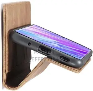 Samsung S20 Ultra Case Light Brown Retro Wallet Slim