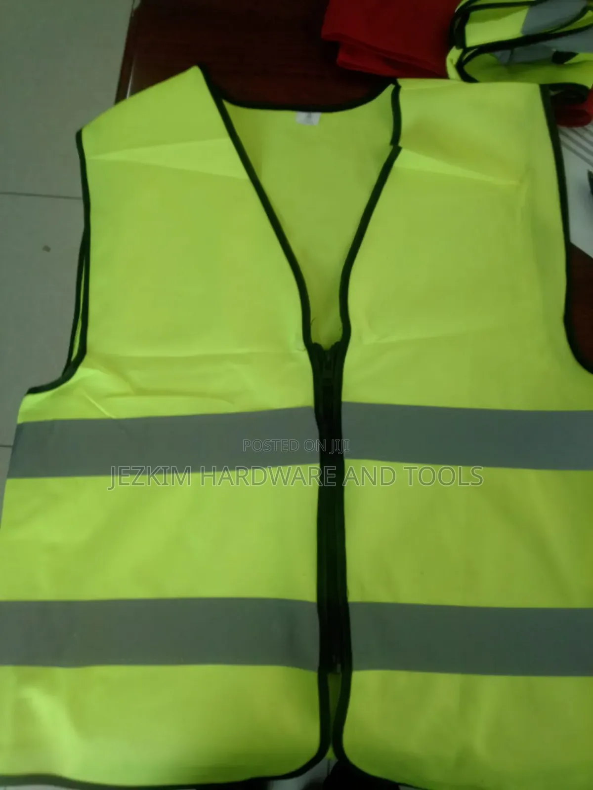 Reflector Jacket Heavy Duty With Zip Without Pockets