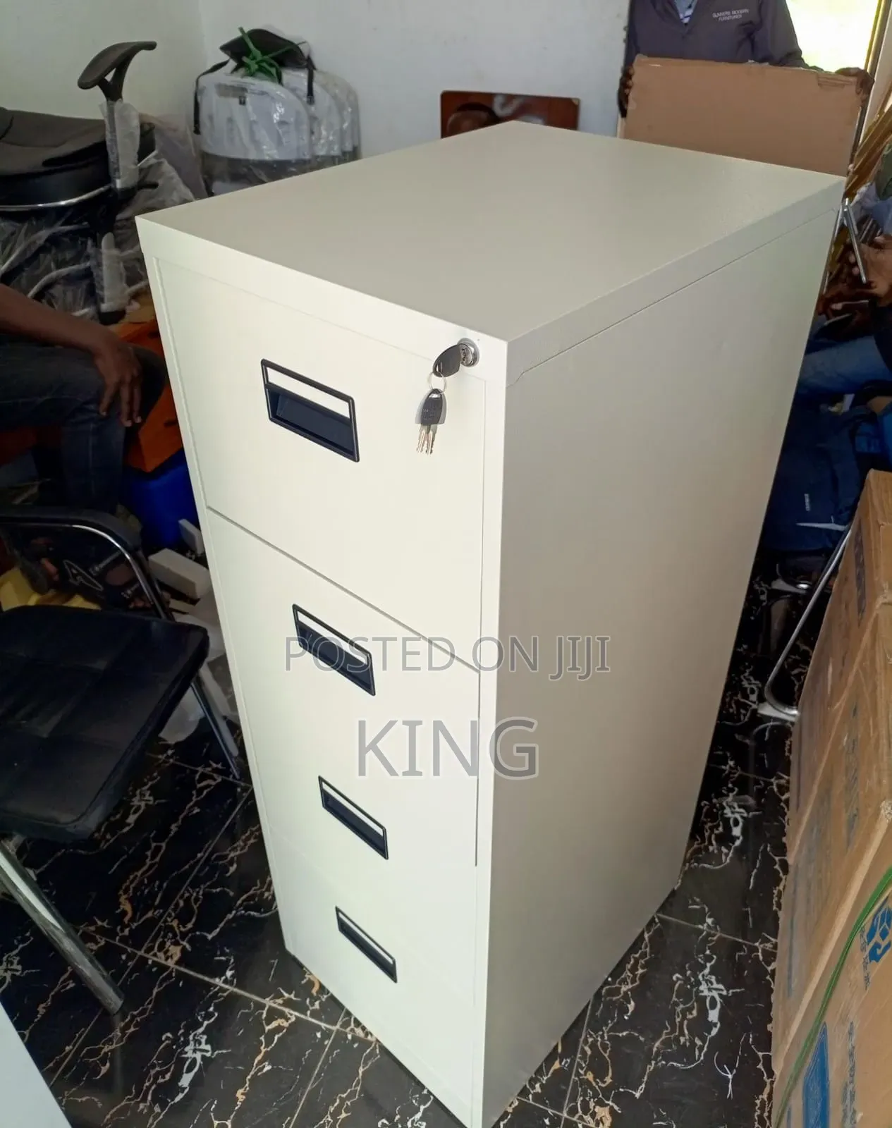 Steel Cabinet With Two Leys Cabinet