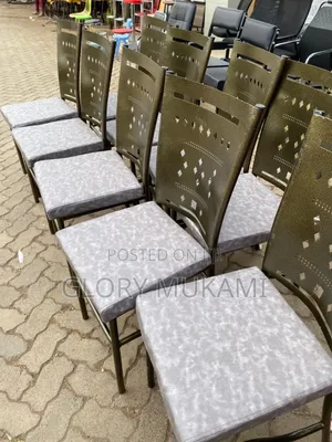 Metallic Restaurants Chairs Bar Chairs