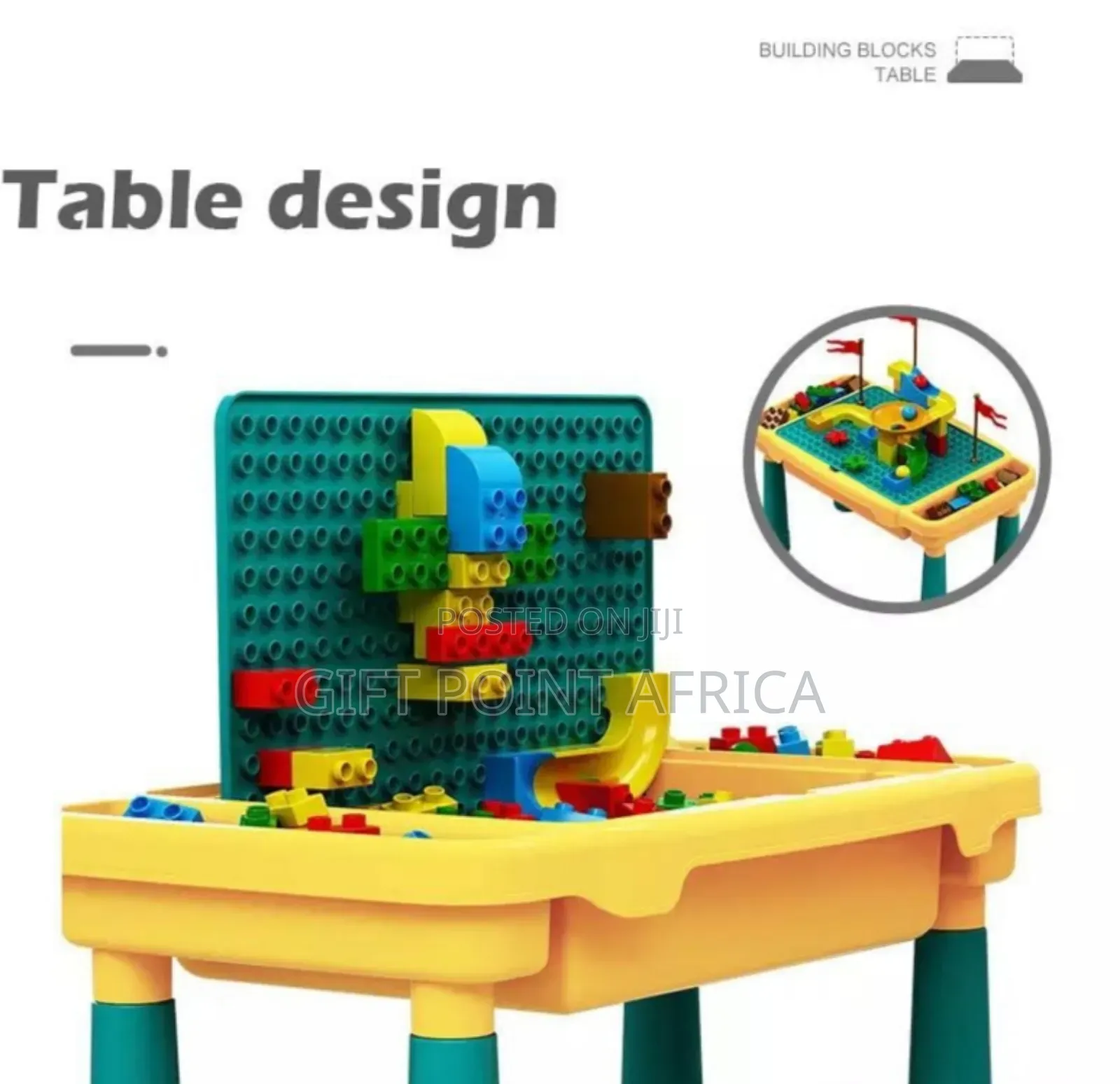 Table Building Blocks for Kids