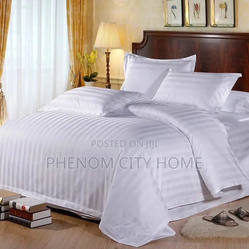 White Stripped Duvet Cover