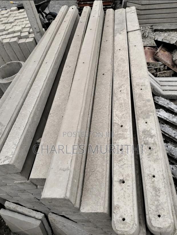 Straight Concrete Post (10ft Long) - main view