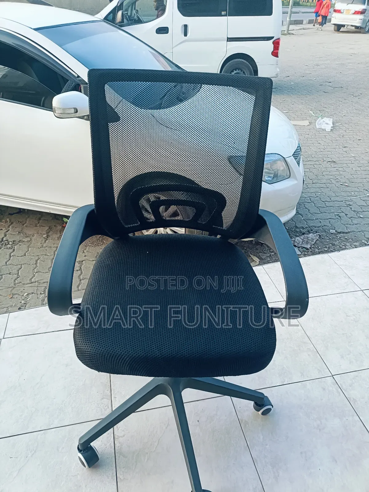 Crome Chair Office Chair With Black Reg