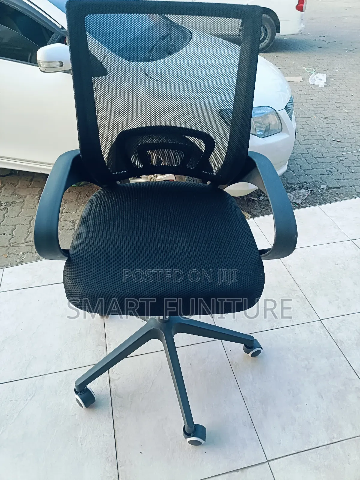 Crome Chair Office Chair With Black Reg