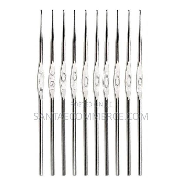Stainless Steel 12pcs Size 4-9 Knitting Weaving Crochet Hook