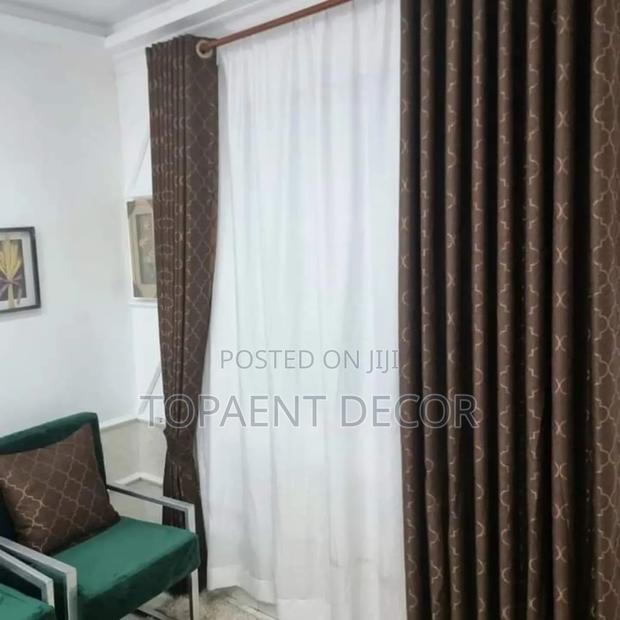 Elegant Chocolate Brown Window Curtains - main view