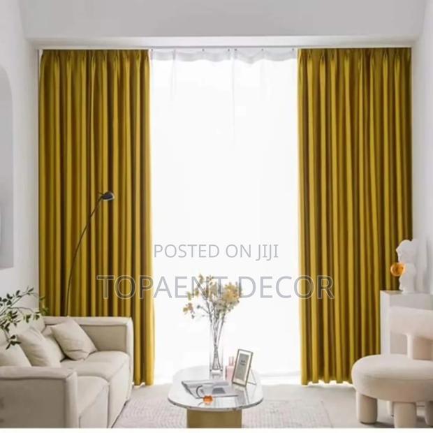 Gold Hook Window and Door Curtains - main view