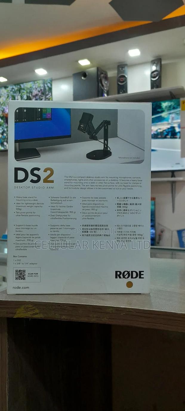 RODE DS2 Desktop Studio Arm for Broadcast Microphones - thumbnail 2