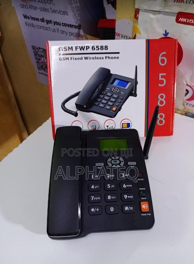 Landline Phone GSM 6588 *Dual SIM Card Landline Deskphonenew