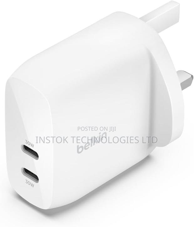 Belkin Boostcharge Pro 60W Dual USB-C Wall Charger With PPS