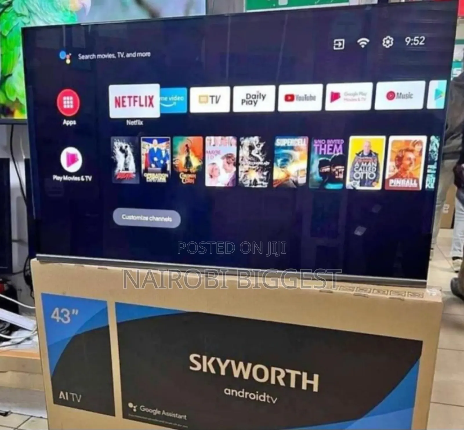 Skyworth 43" Google Frameless Television