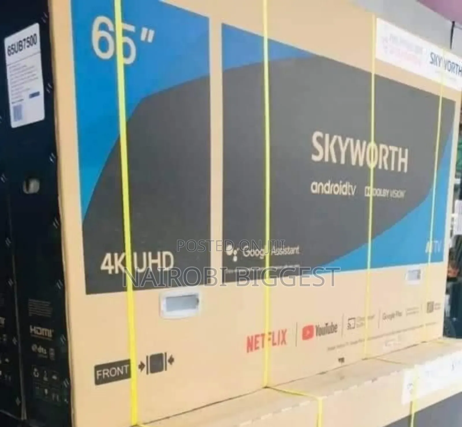 Skyworth 65" Uhd Qled Android Frameless Television
