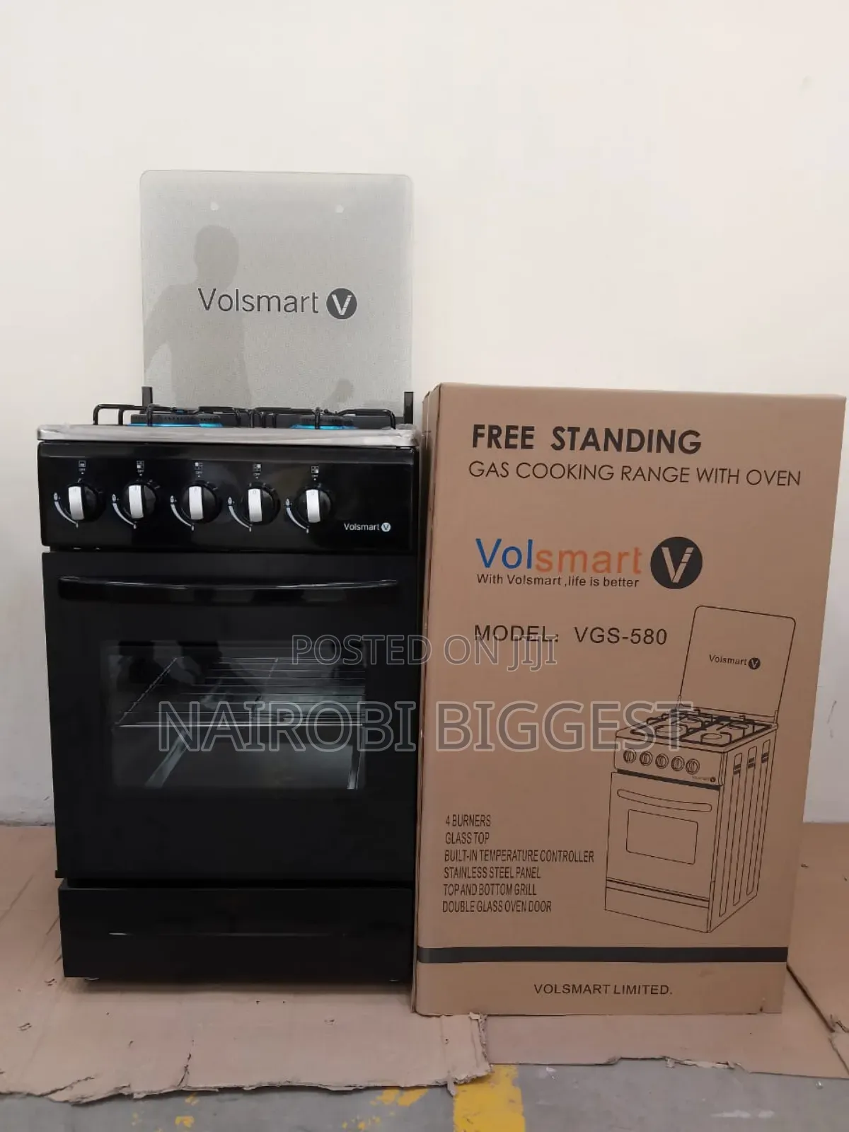 Volsmart Full Gas Standing 50×55cm Cooker