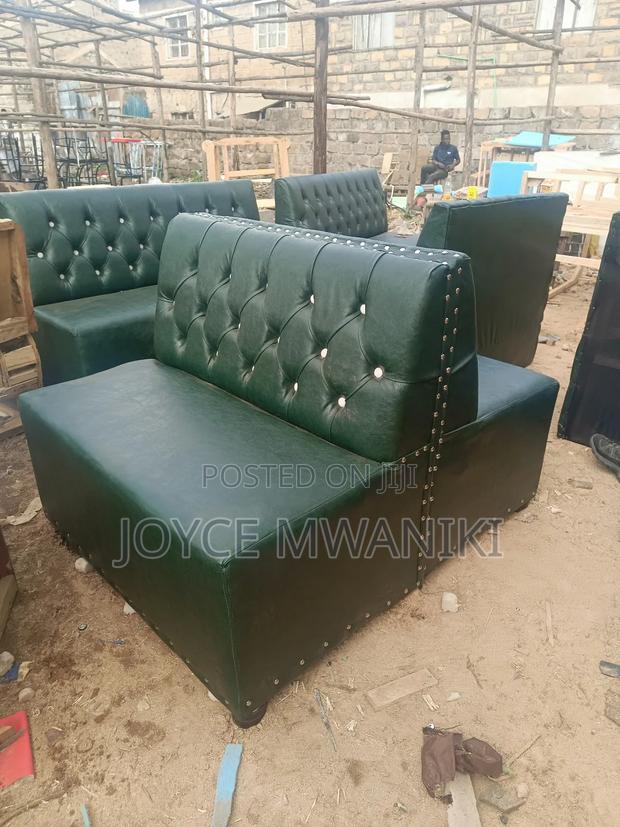 Back to Back Restaurant Couch Jungle Green  - thumbnail 2