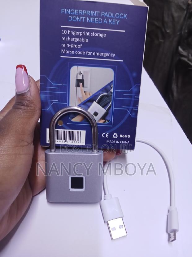 Rechargeable Fingerprints Padlock