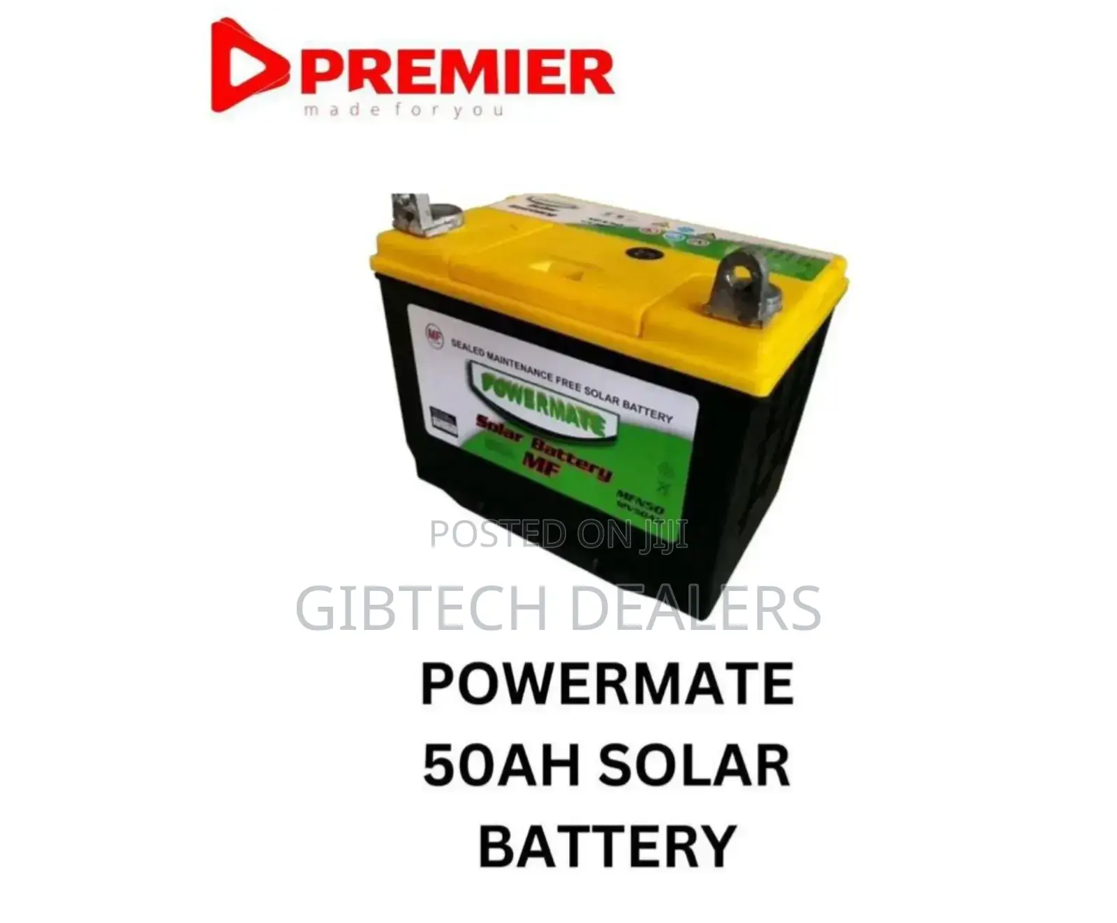 Powermate 50AH Solar Battery Premier