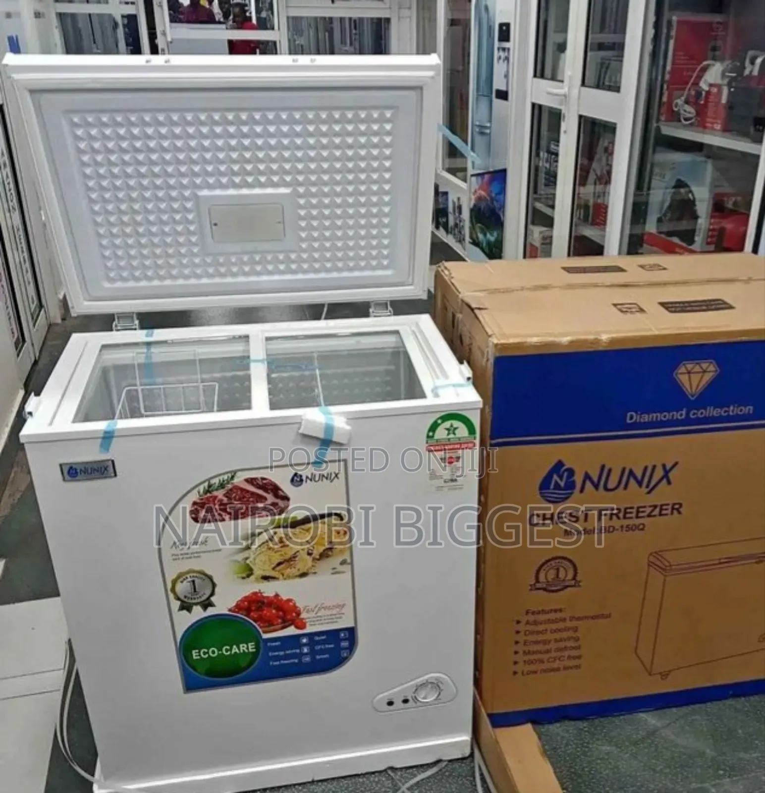 Nunix White 150l Power Saver Freezer
