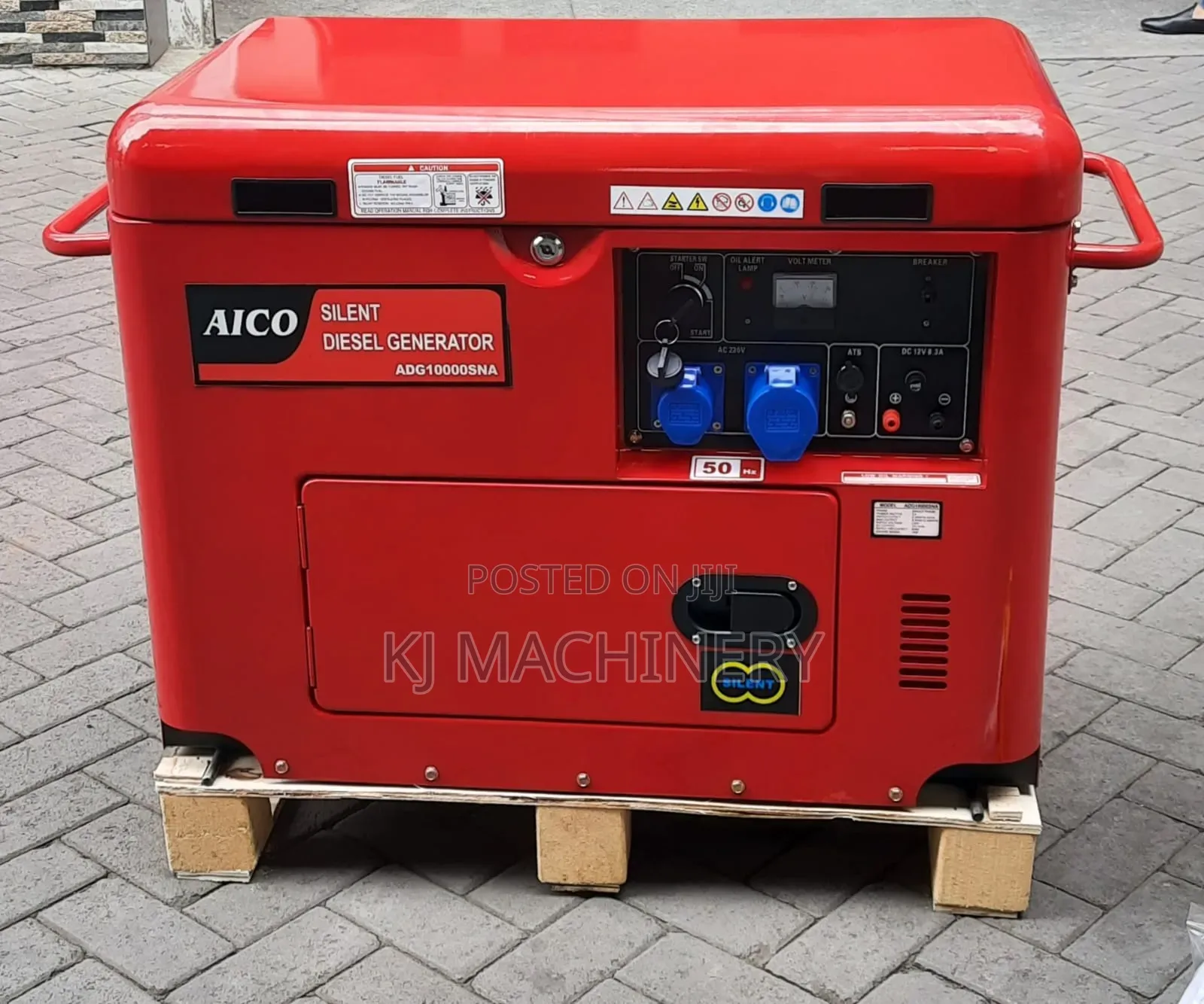 Aico DIESEL Silent Generator 10kva Single Phase.