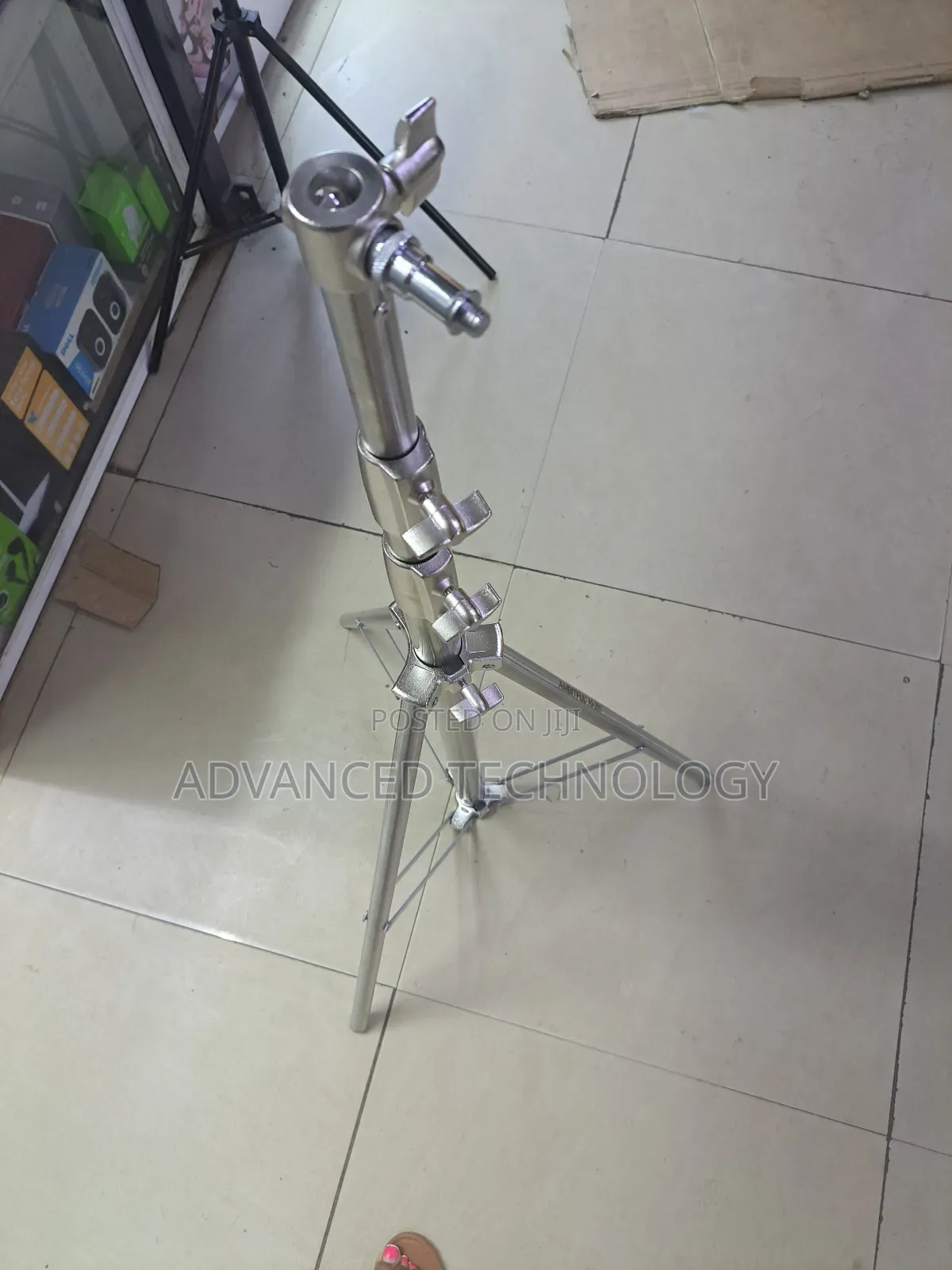 2.8m Silver Stainless Heavy Duty Stand