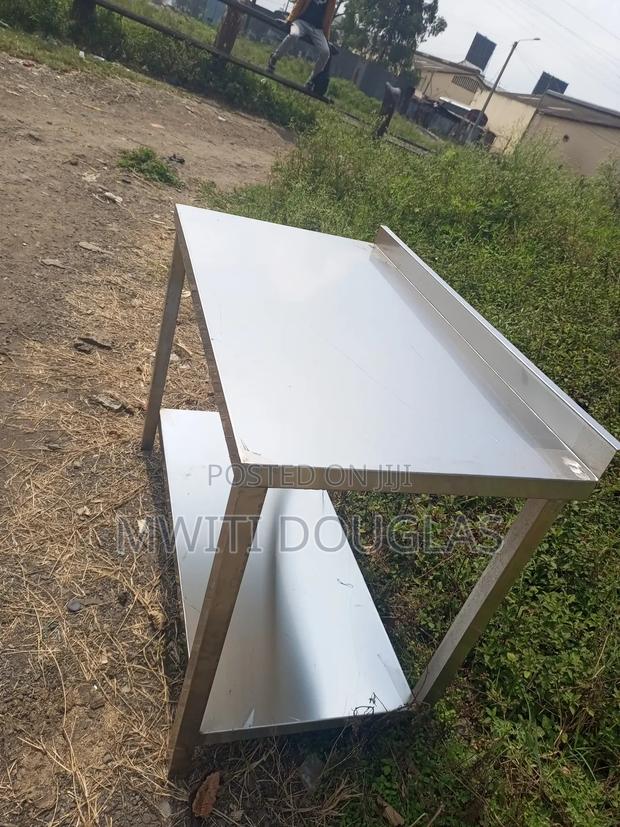 First Class Stainless Steel Table - main view
