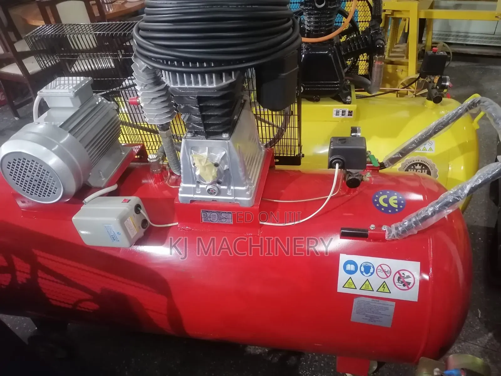 Air Compressor 500L Three Phase Electric Powered.