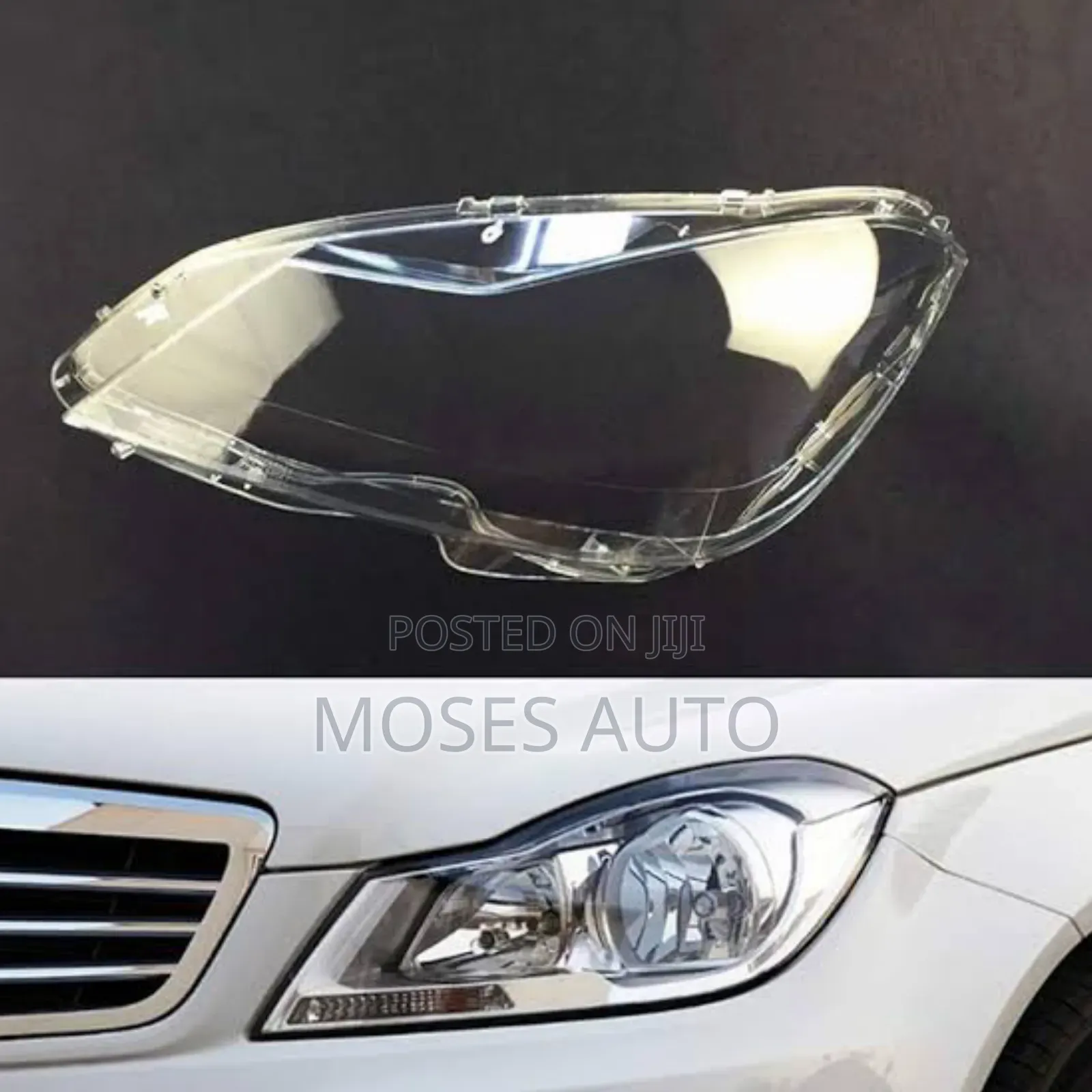 Mercedes-Benz W204 Headlight Lens