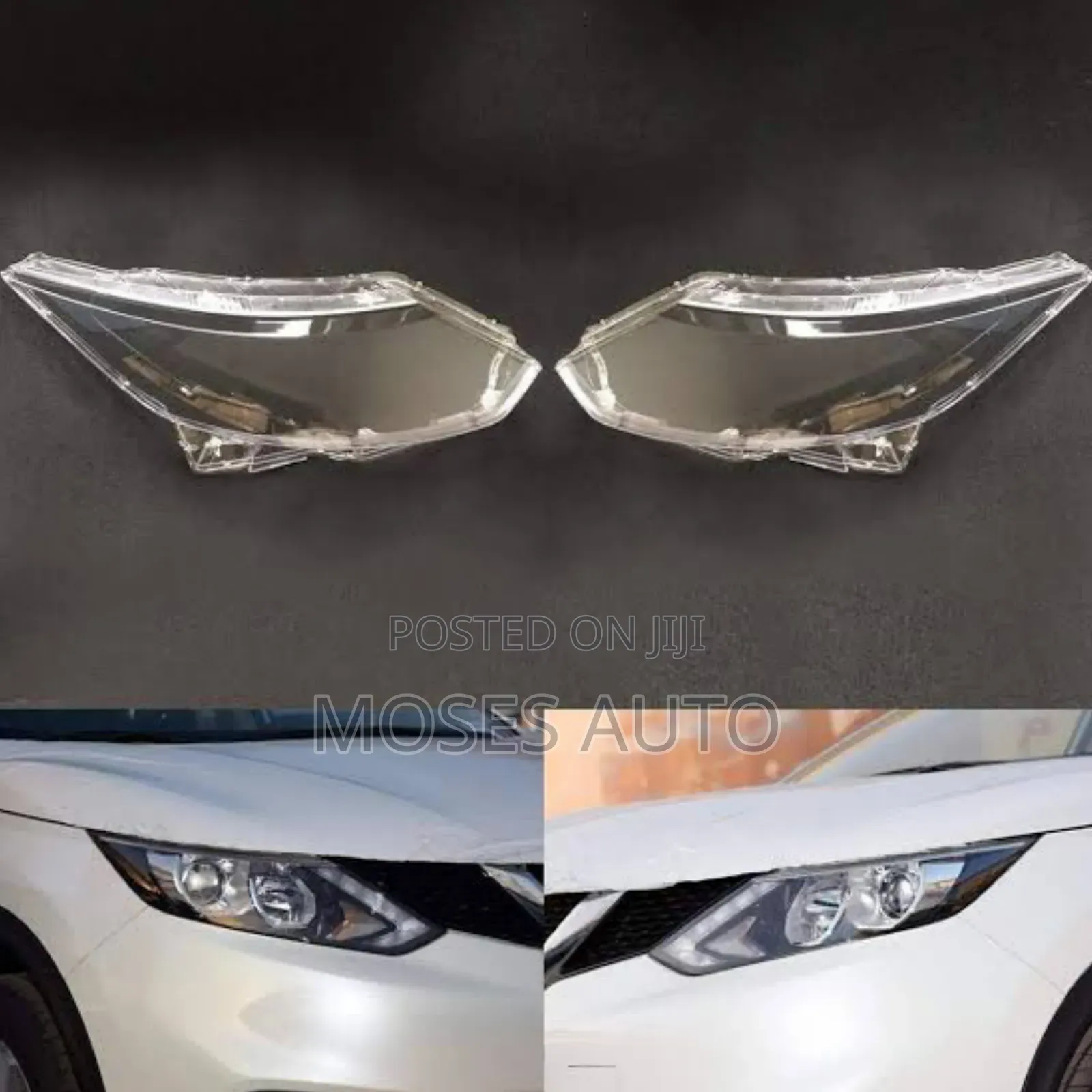 Nissan Qashqai Headlight Lens
