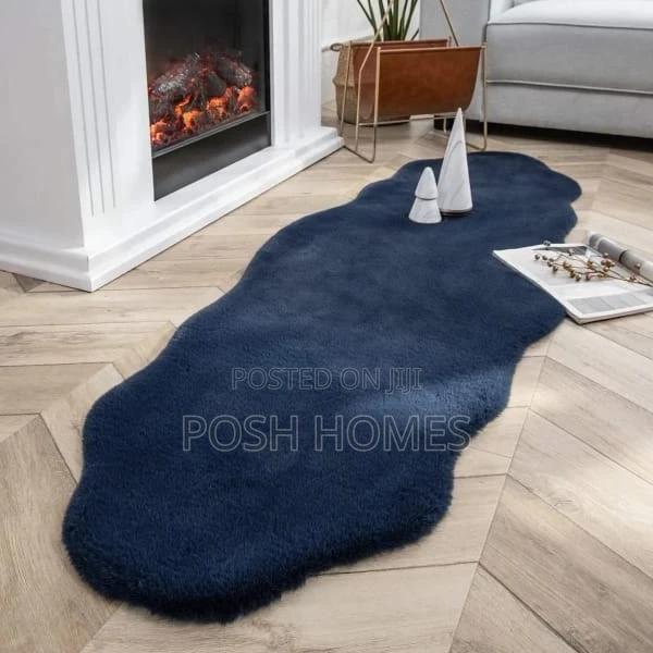 Soft Rabbit Bedside Fur Mats