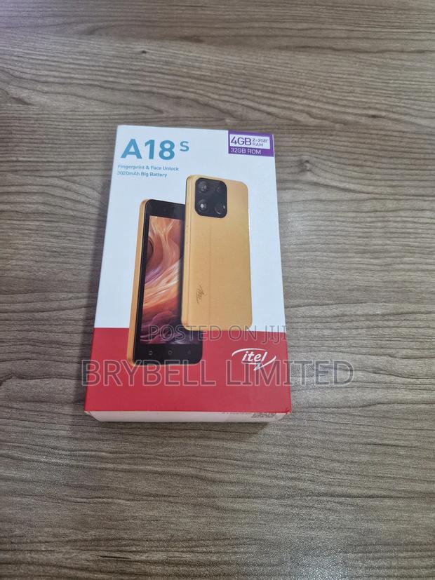 New Itel A18s 32 GB Black - main view