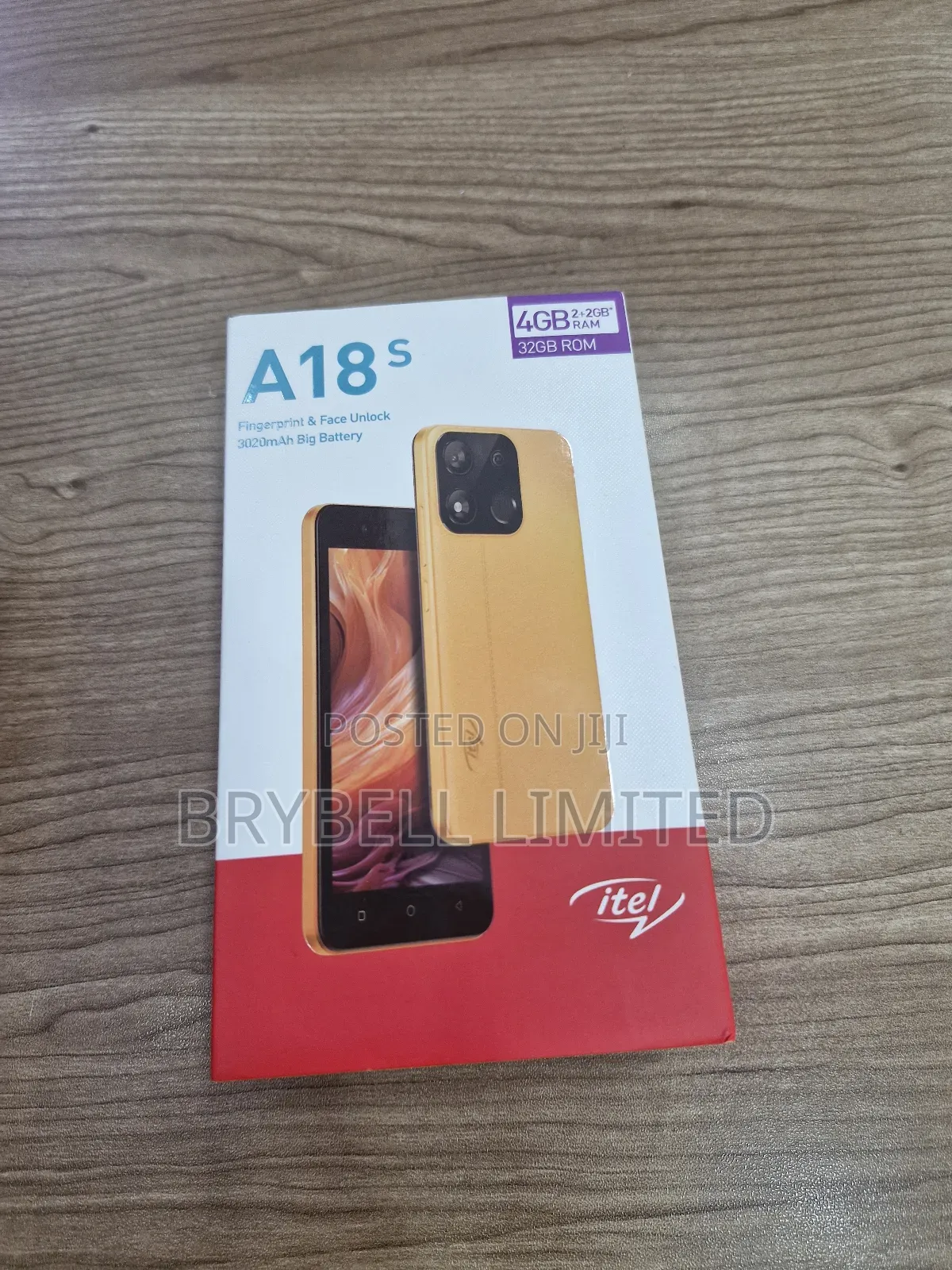 New Itel A18s 32 GB Black