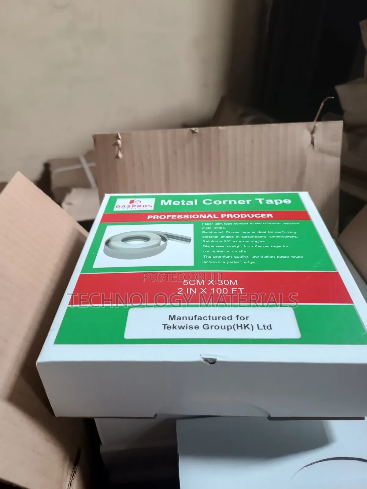 Gypsum Metal Corner Tape(5cm*30m)