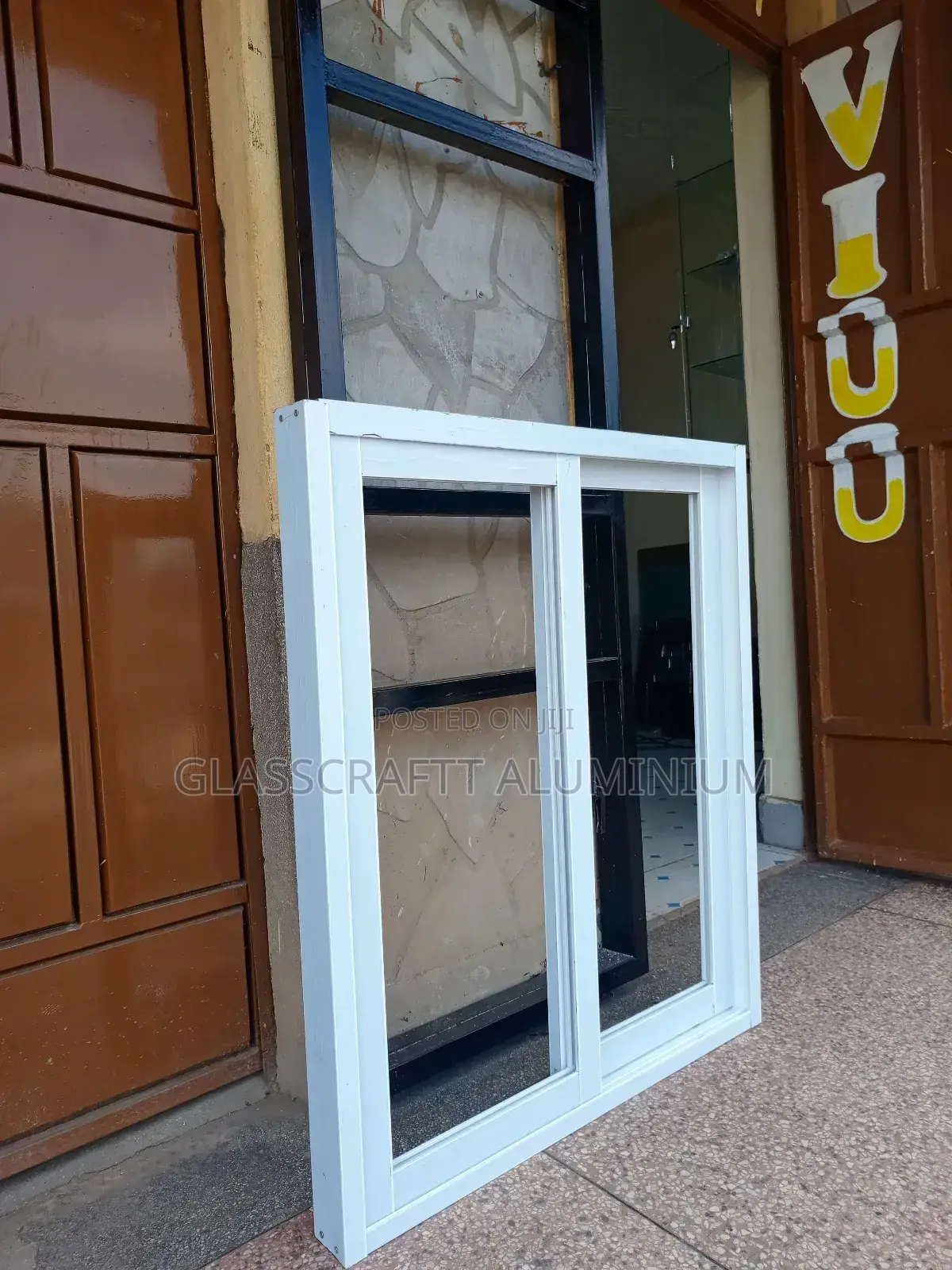 White Profile Aluminum Sliding Winda