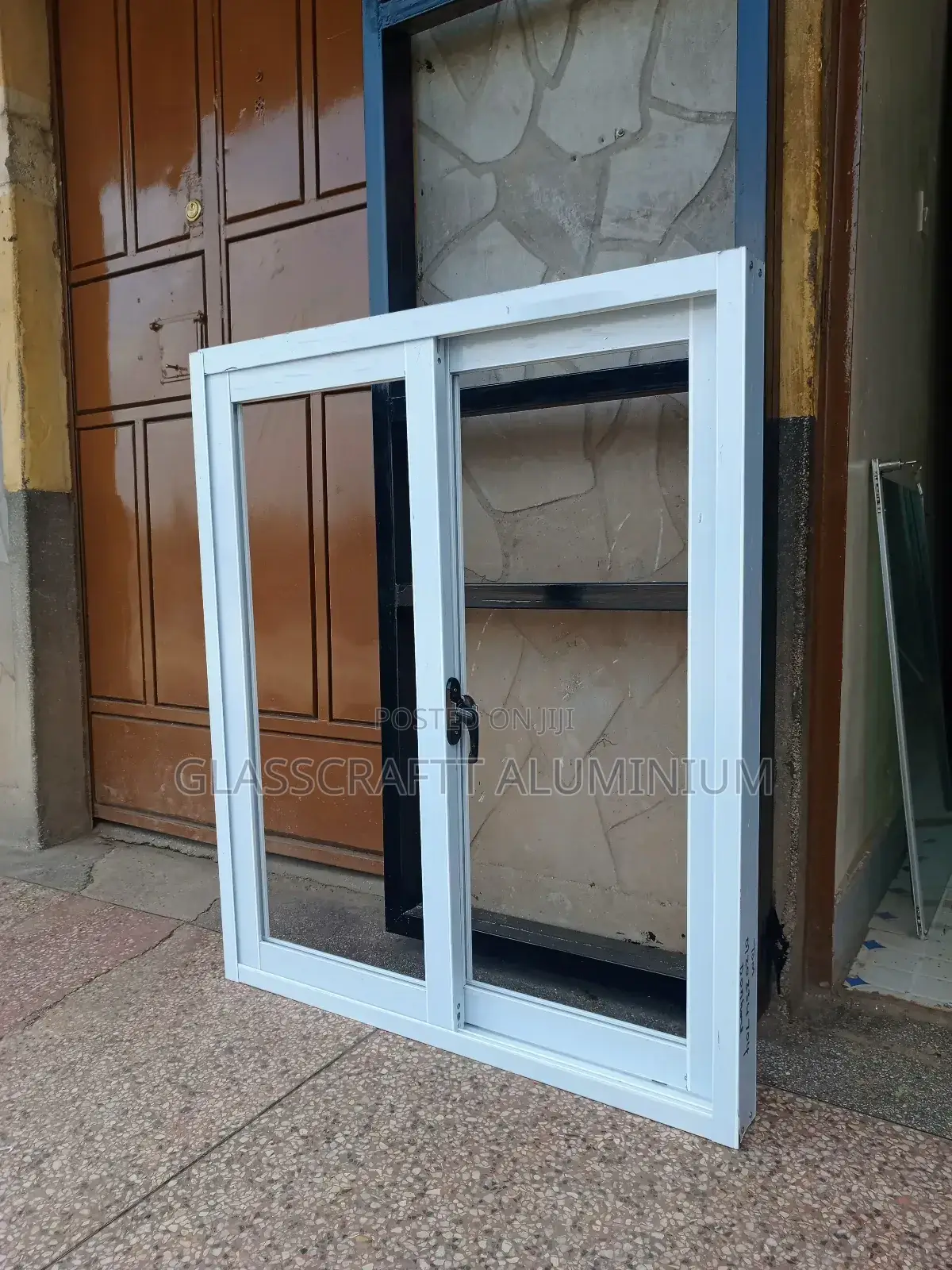 White Profile Aluminum Sliding Winda