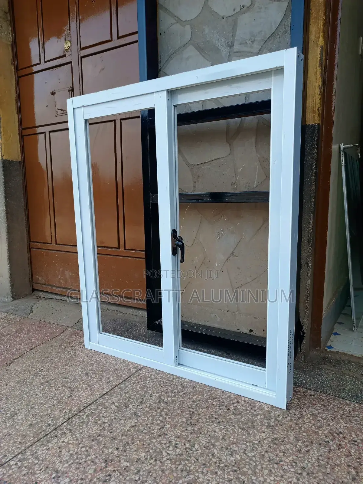 White Profile Aluminum Sliding Winda