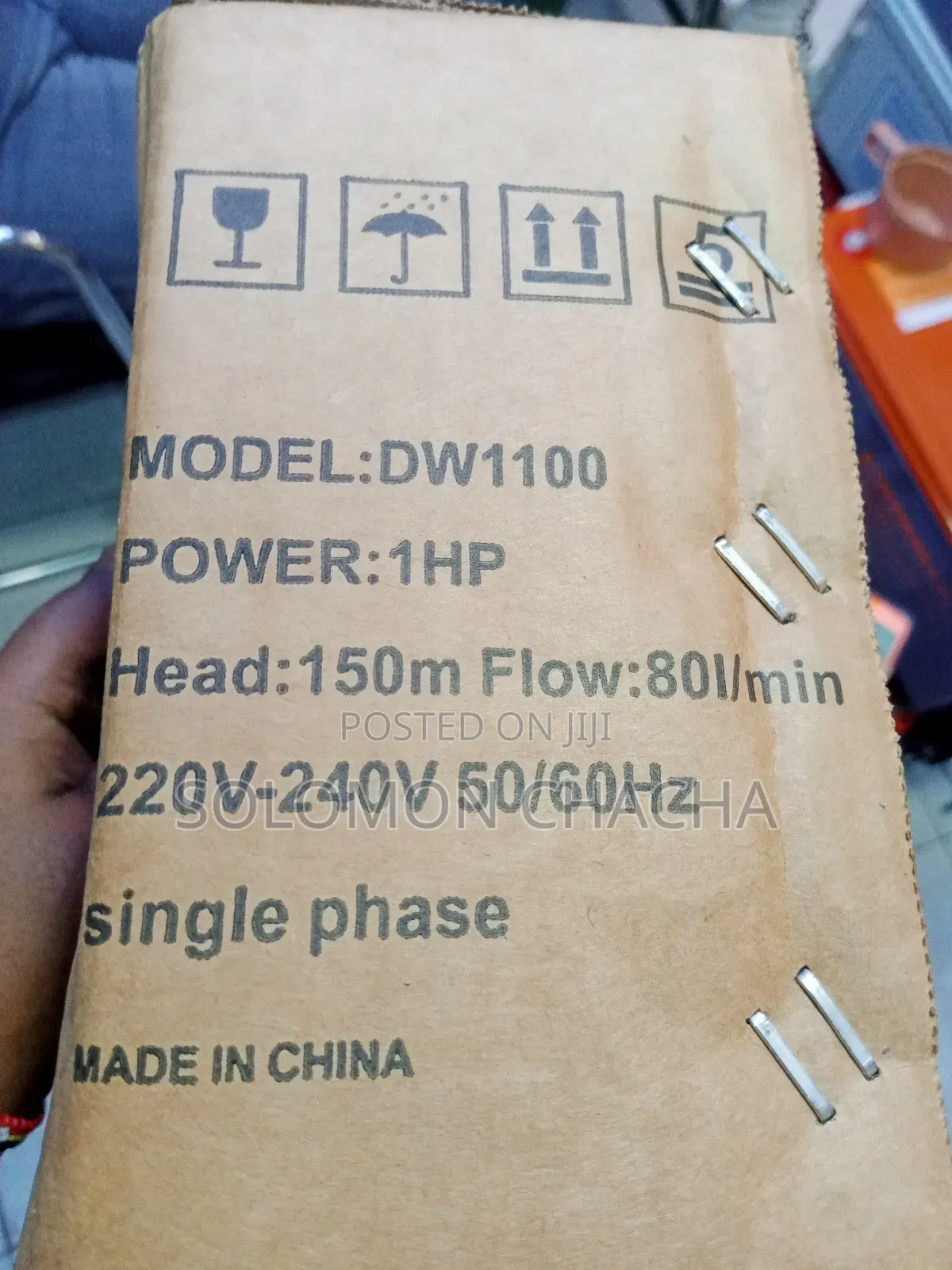 Aico 1hp Submersible Deep Well Pump Head 150m