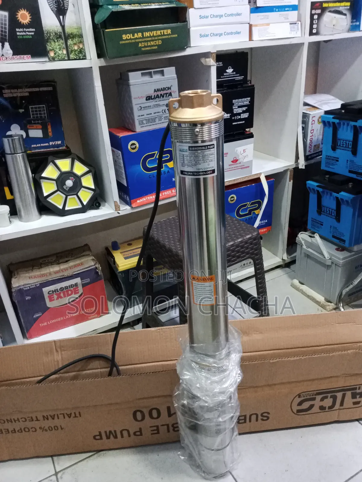 Aico 1hp Submersible Deep Well Pump Head 150m