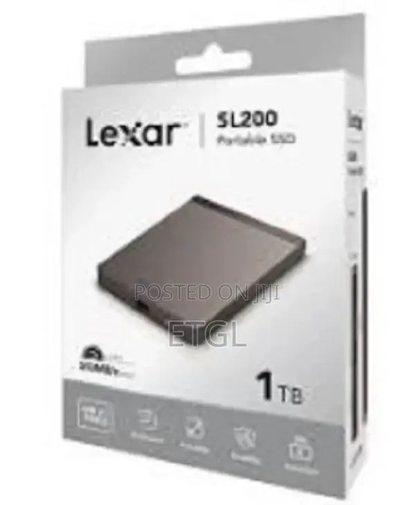 Lexar 1tb External Portable SSD Sl200 ! Lexar 1tb!