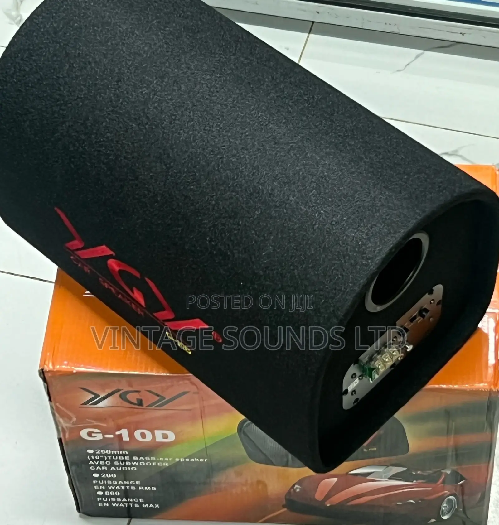 Ygy G10D Car Subwoofer With Bult in Amplifier