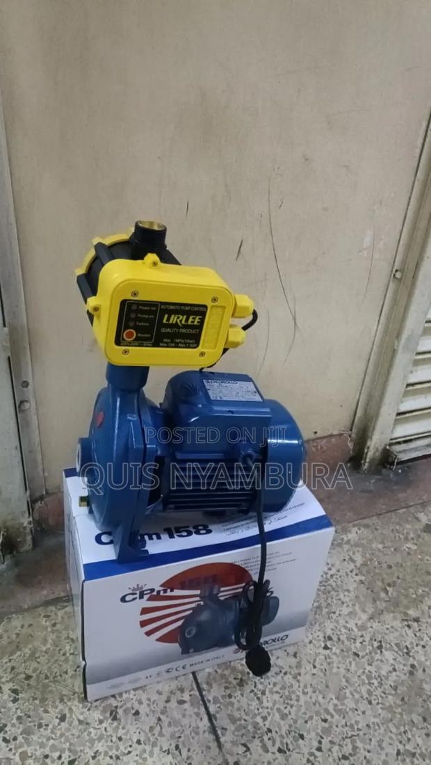 Electric 1hp Pedrollo Water Pump + Automatic Pressure Control