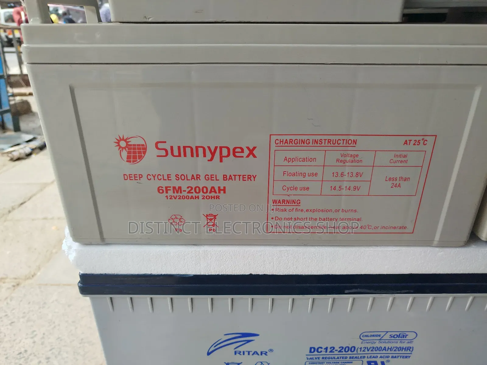 Sunnypex Solar Battery