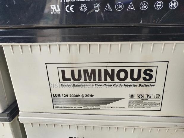 12v,200ah Luminous Solar Battery