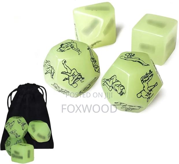 Romantic Luminous Adult Dice Bedroom Games for Couples